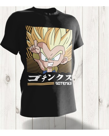 T-shirt "Gotenks Pop Art" – L'Énergie Fusionnée de Dragon Ball Super