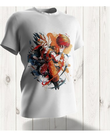 T-shirt Sangoku Basketball – Puissance Saiyan