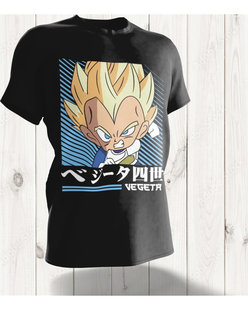 T-shirt Vegeta Super Saiyan - Style Chibi Dragon Ball Z