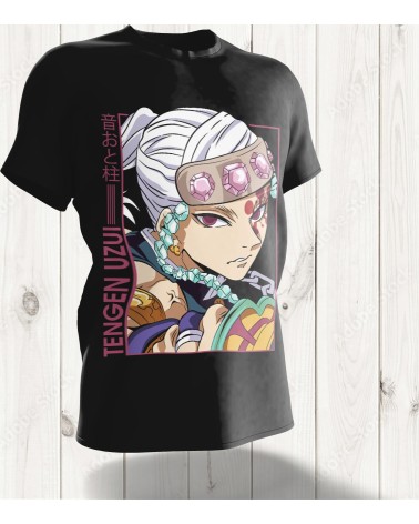 T-shirt Tengen Uzui - Design Flamboyant Inspiré de Demon Slayer