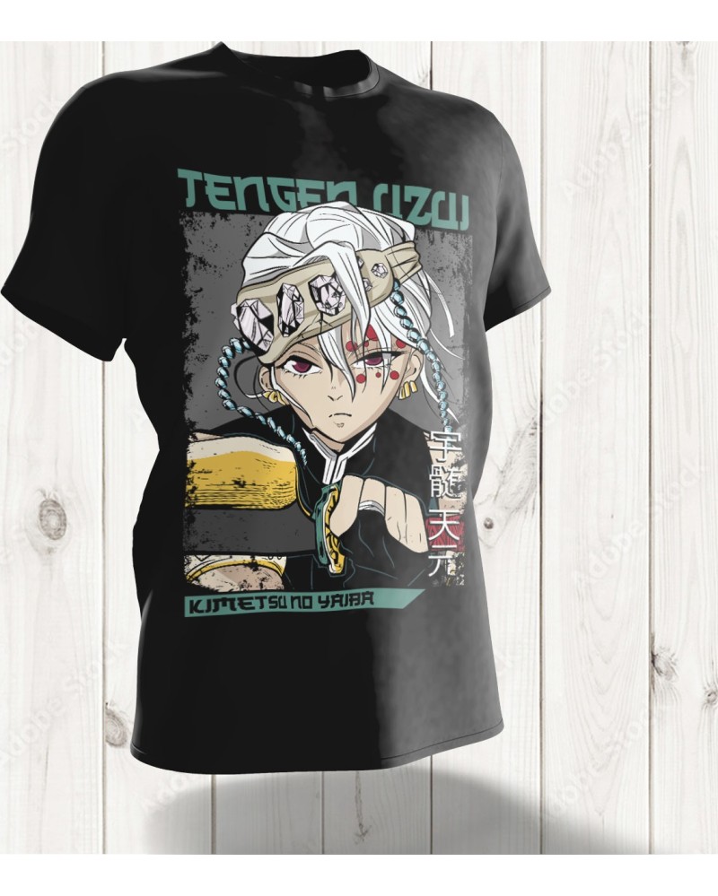 T-shirt Tengen Uzui - Style Épic et Élégant Inspiré de Demon Slayer