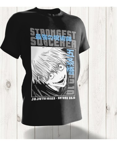 T-shirt Satoru Gojo - Design Puissant Inspiré de Jujutsu Kaisen