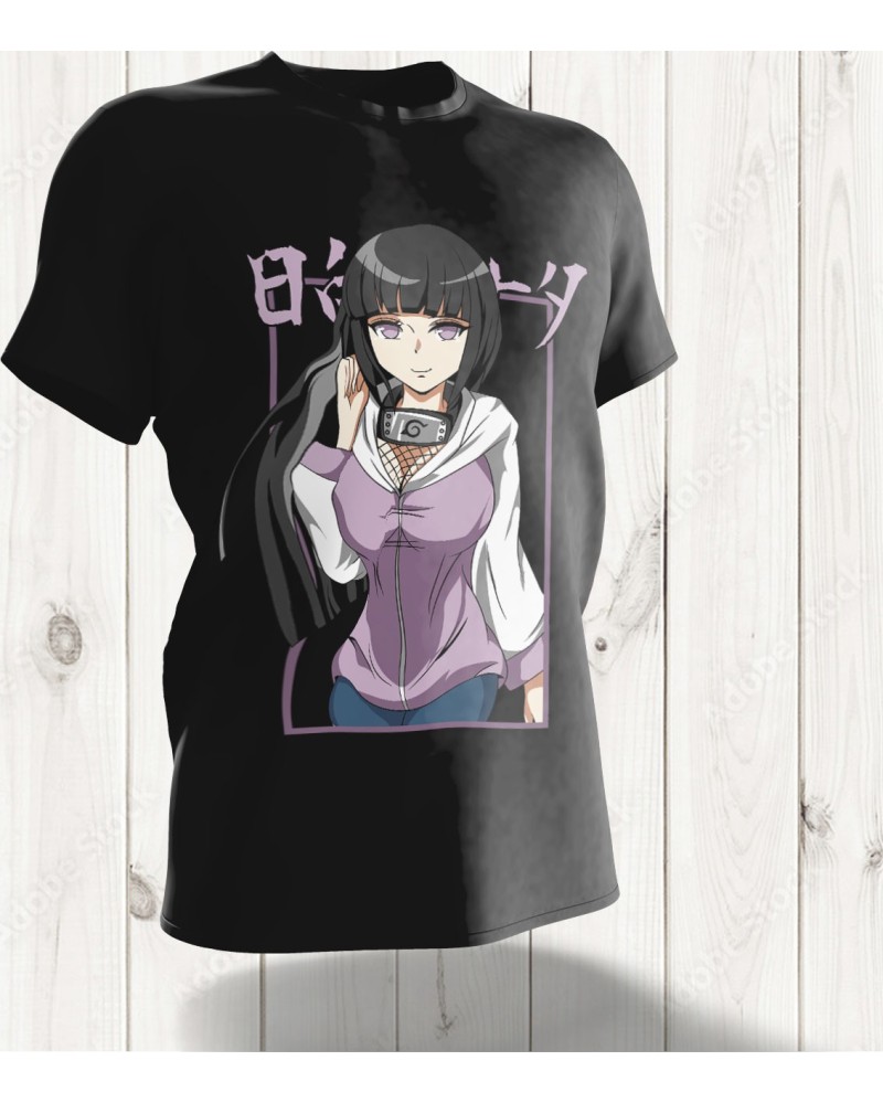 T-shirt Hinata Hyuga - Design Élégant Inspiré de Naruto