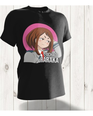 T-shirt Ochaco Uraraka - Design Adorable Inspiré de My Hero Academia