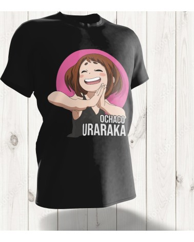 T-shirt Ochaco Uraraka - Design Joyeux Inspiré de My Hero Academia