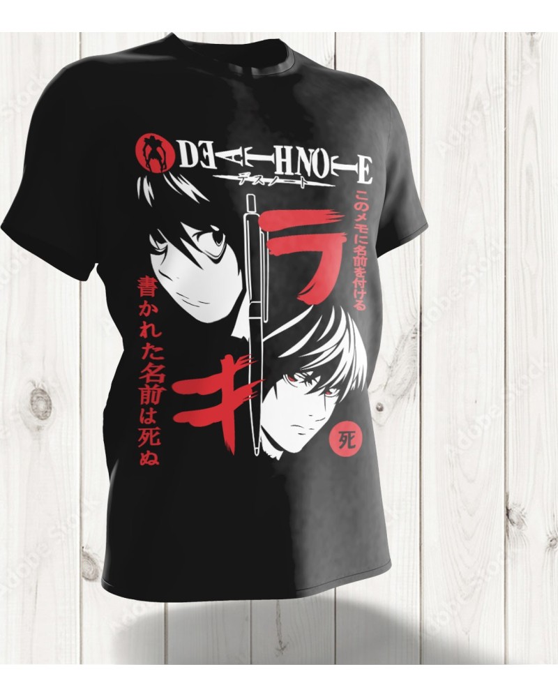 T-shirt Confrontation L et Kira - Death Note