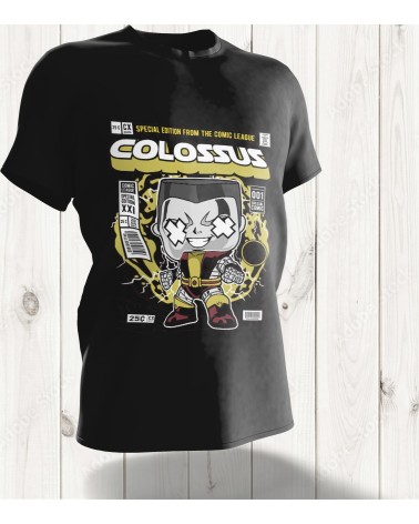 T-shirt Pop Art Colossus – L'Indestructible en Version Chibi