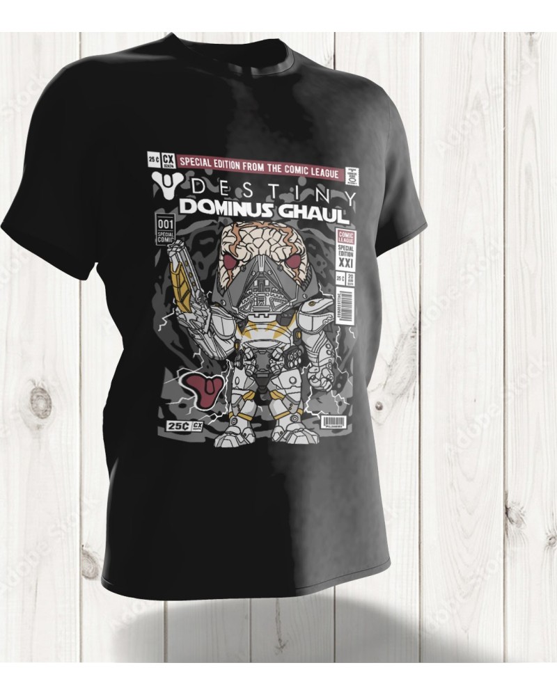 T-shirt Pop Art Dominus Ghaul – Le Conquérant de la Lumière en Édition Spéciale Destiny