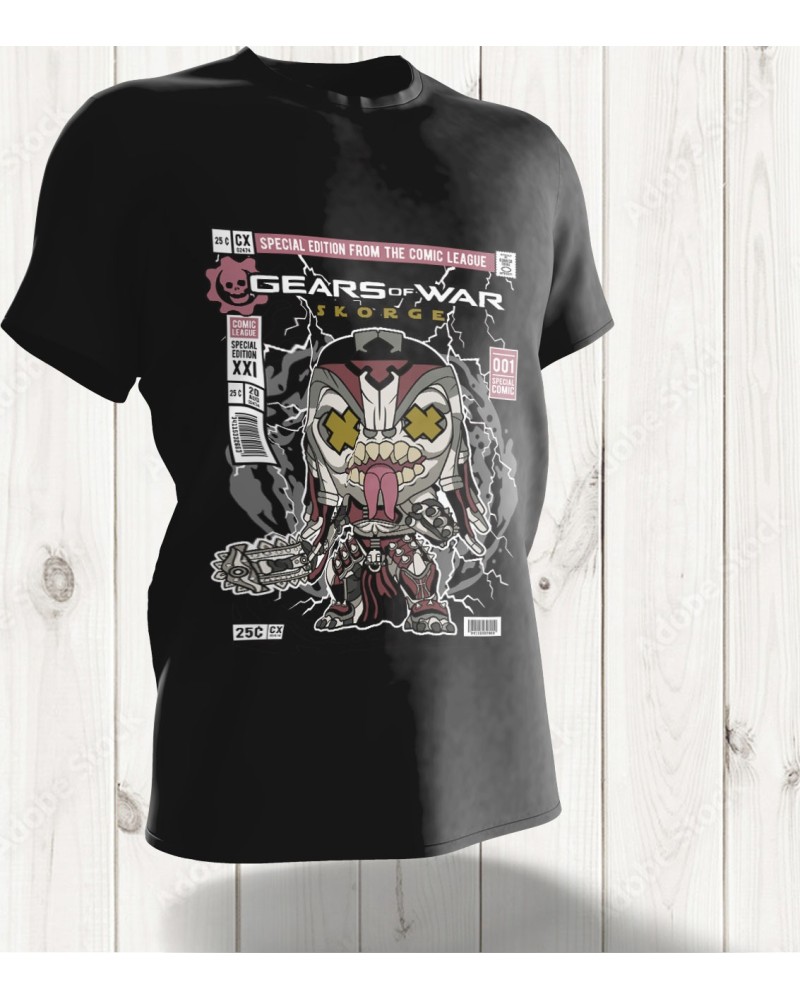 T-shirt Pop Art Gears of War Skorge – Édition Spéciale