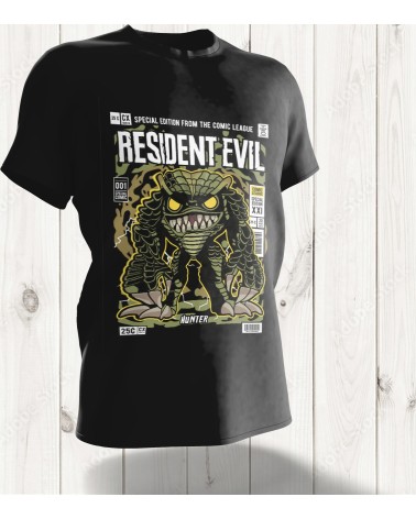 T-shirt Pop Art Resident Evil Hunter – Chasseur de l'Enfer