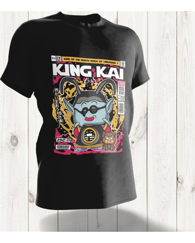 T-shirt King Kai & Bubbles – Le Maître du Nord