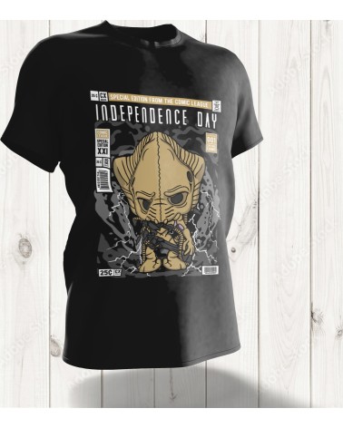 T-shirt Alien Independence Day - Édition Spéciale Geek