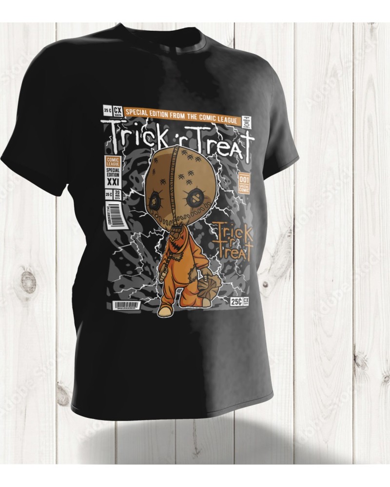 T-shirt Trick 'r Treat Édition Limitée – Hommage Effrayant au Culte d'Halloween