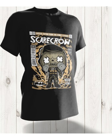 -shirt Scarecrow Édition Limitée – Le Maître de la Peur dans un Style Comics Inimitable