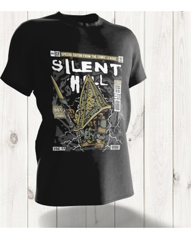 T-shirt Silent Hill Édition Limitée – Le Cauchemar Revient dans un Style Comics Unique