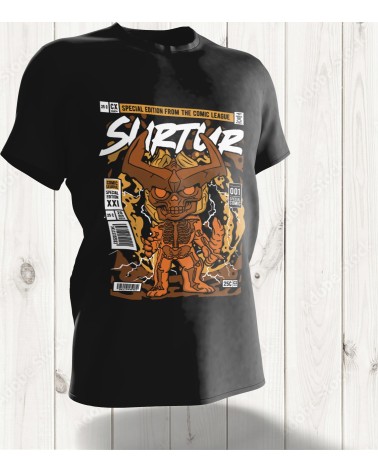 T-shirt Surtur Édition Limitée – Le Seigneur du Feu Revient en Version Comics