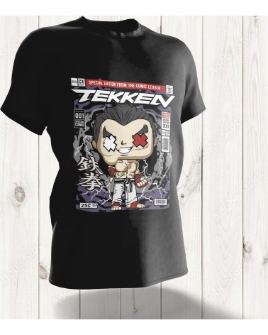 T-shirt Tekken Kazuya Édition Limitée – L'Art du Combat en Version Pop Culture