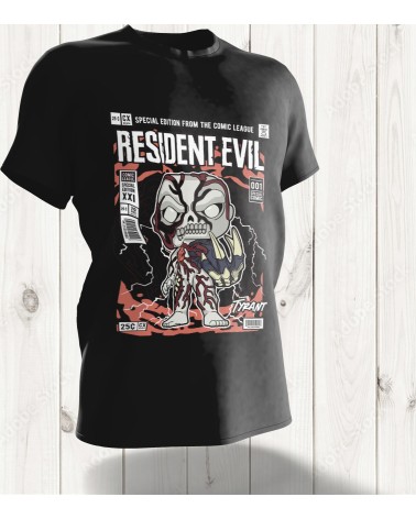 T-shirt Tyrant Resident Evil Édition Limitée – L'Horreur Prend Vie en Version Pop Culture