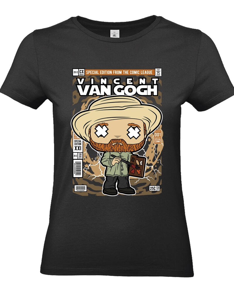 T-shirt Vincent Van Gogh Édition Limitée – L’Artiste Immortel en Version Pop Culture