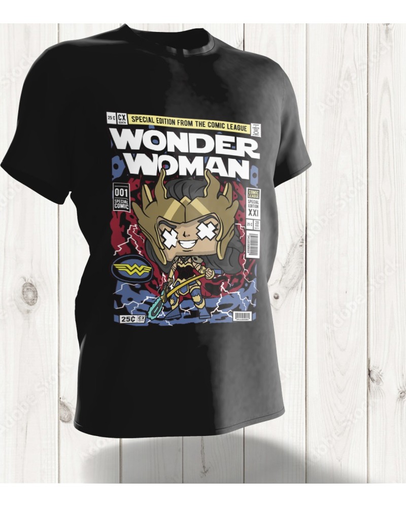 T-shirt Wonder Woman Édition Limitée – L'Amazone Légendaire en Version Pop Culture