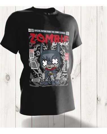 T-shirt Zombie Batman Édition Limitée – Le Chevalier Noir Ressuscité en Version Pop Culture