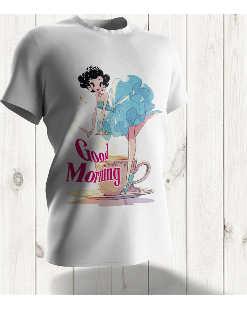 T-shirt Good Morning Édition Limitée – Réveillez-vous avec Style et Bonne Humeur