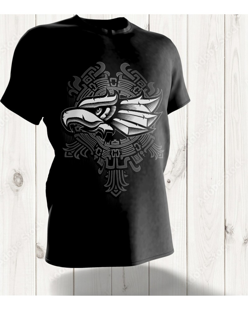 T-shirt "Eagle Tribal Design" – Symbole de Force et de Noblesse