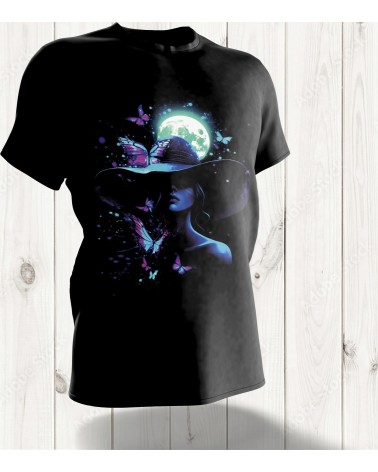 T-shirt "Énigme Lunaire" – Mystère et Élégance sous la Lune