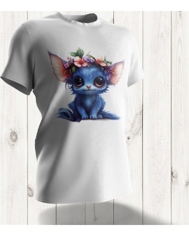 T-shirt "Stitch Floral" – Adorable et Enchanteur avec une Touche Fleurie