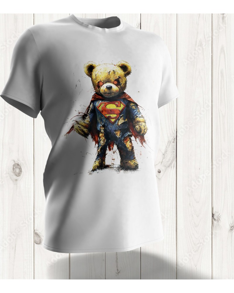 Tee-shirt "Teddy Super" : L'Ours Héroïque pour un Style Légendaire