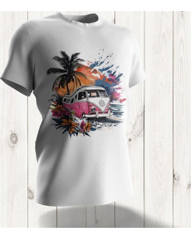 Tee-shirt "Van Surf" : L'Esprit Libre pour un Style Estival