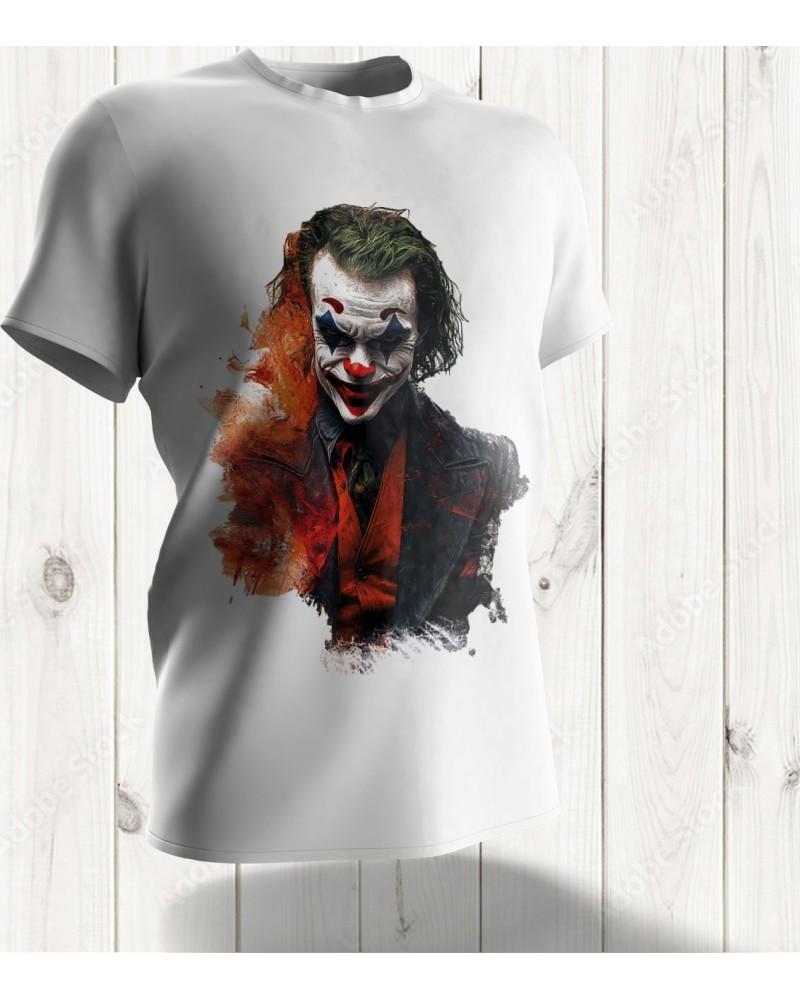 Tee-shirt "Joker Sourire" : L'Intensité du Chaos pour un Style Provocateur