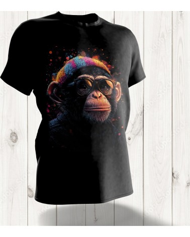 Tee-shirt "Chimp Cool" : L'Audace Stylée pour un Look Décontracté et Original