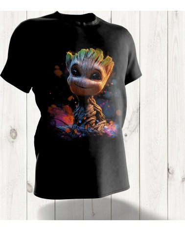 Tee-shirt "Baby Groot" : La Tendre Créature pour un Style Adorable et Galactique