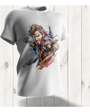 Tee-shirt "Star-Lord" : Le Héros des Gardiens de la Galaxie