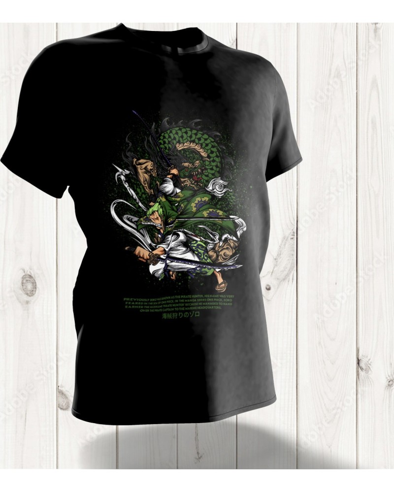 Tee-shirt Roronoa Zoro - Le Chasseur de Pirates de One Piece