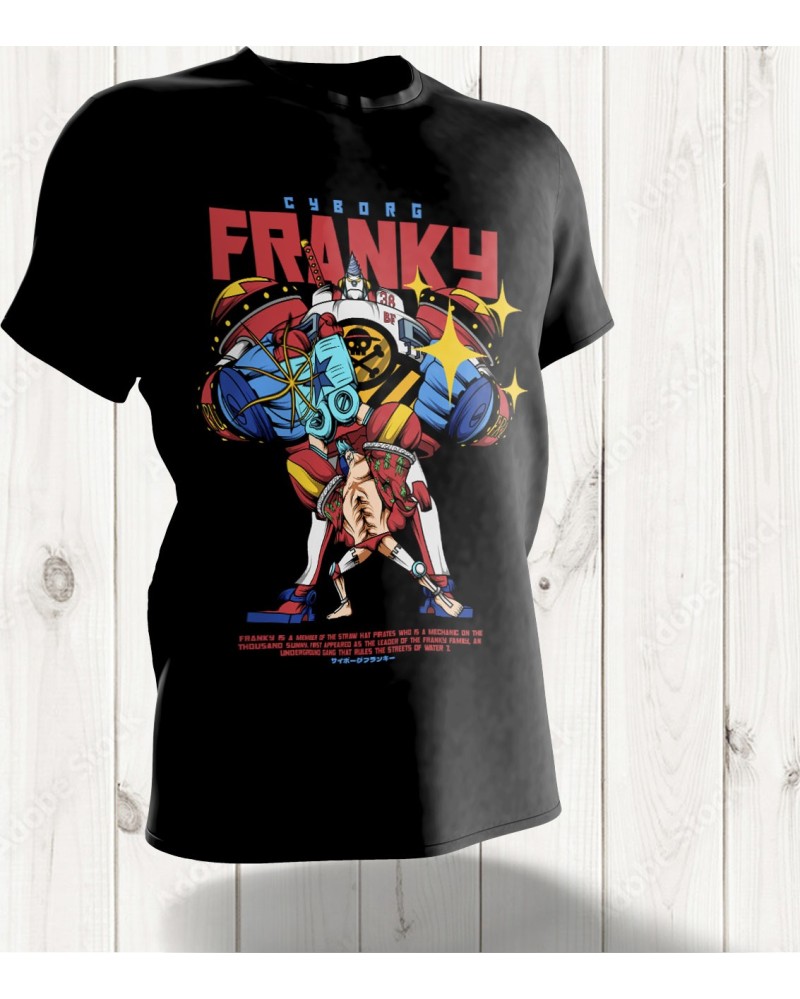 Tee-shirt "Cyborg Franky - Mécanicien des Pirates au Chapeau de Paille"