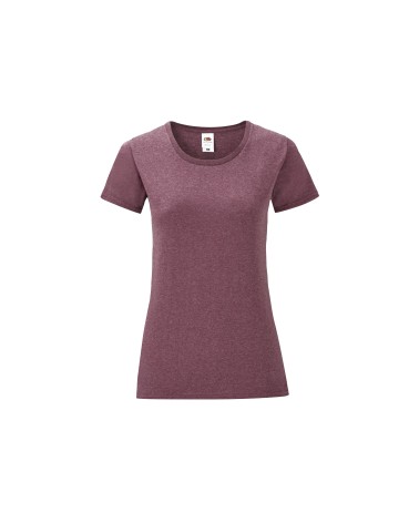 Personnalisation Tee-shirt Tee-shirt col rond LADIES ICONIC 150 T |  FRUIT OF THE LOOM