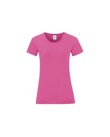 Personnalisation Tee-shirt Tee-shirt col rond LADIES ICONIC 150 T |  FRUIT OF THE LOOM