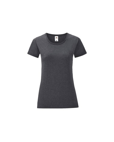 Personnalisation Tee-shirt Tee-shirt col rond LADIES ICONIC 150 T |  FRUIT OF THE LOOM