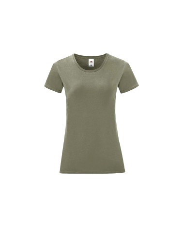 Personnalisation Tee-shirt Tee-shirt col rond LADIES ICONIC 150 T |  FRUIT OF THE LOOM