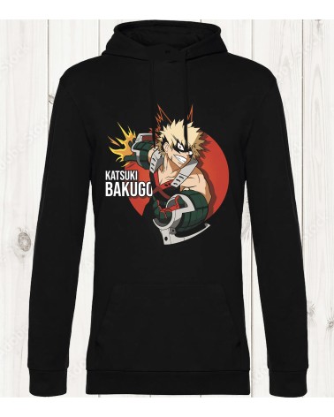 Sweat-shirt "Katsuki Bakugo - My Hero Academia" - Puissance et dynamisme