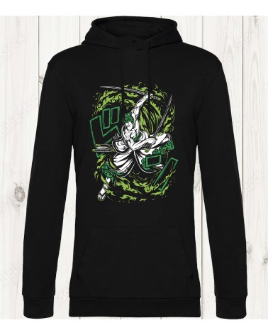 Sweat-shirt "Roronoa Zoro - One Piece" - Force et détermination