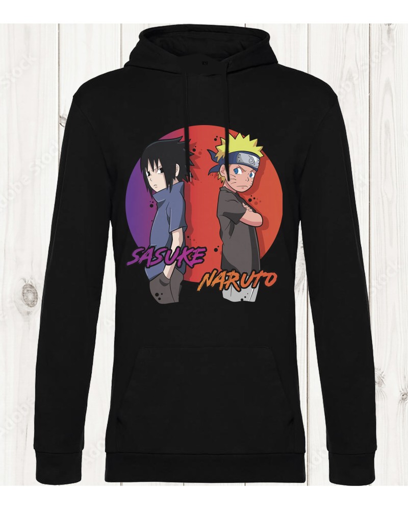 Sweat-shirt "Naruto & Sasuke - Naruto" - Rivalité et amitié