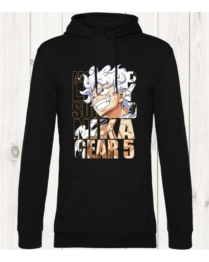 Sweat-shirt "Monkey D. Luffy - Gear 5 Nika" - Puissance et légende