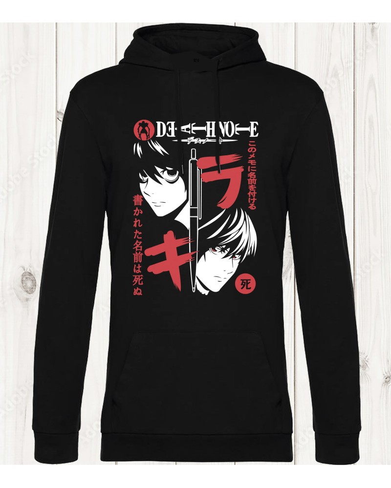 Sweat-shirt "Light & L - Death Note" - Duel de génies