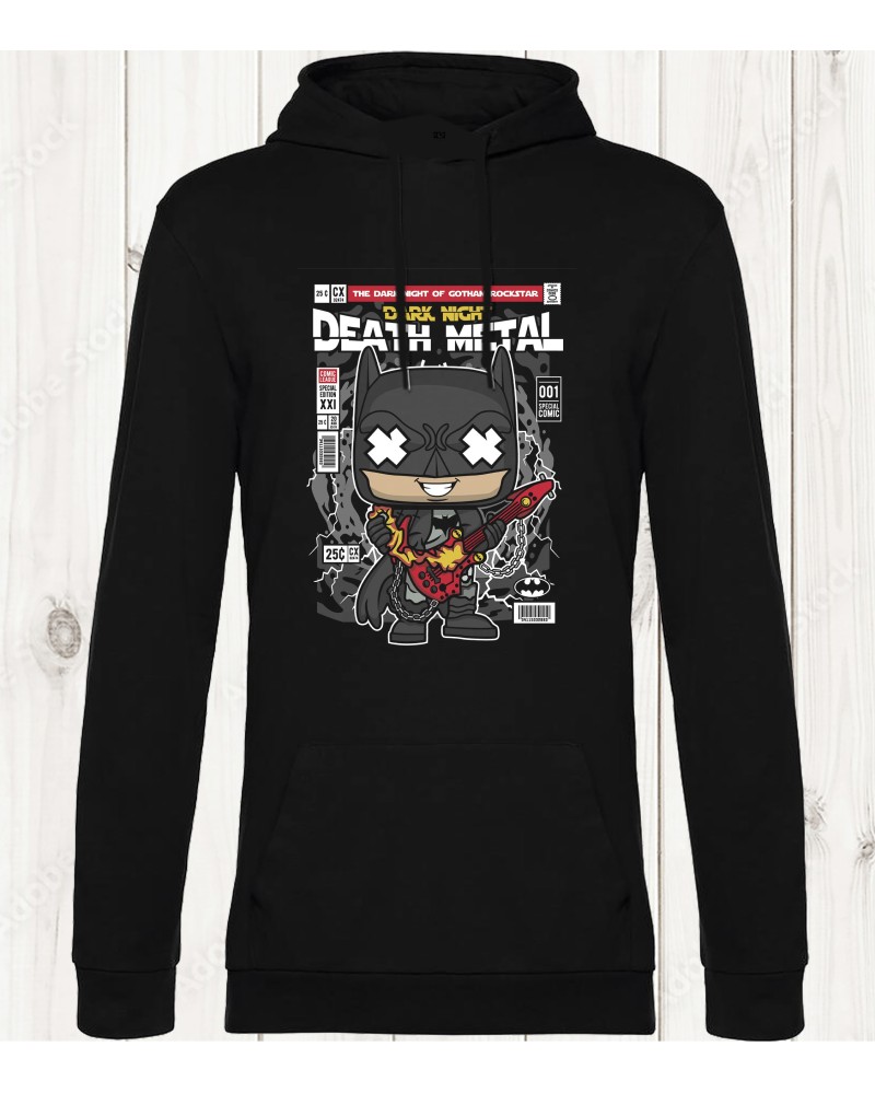 Sweat-shirt Dark Night Death Metal – La Fusion de la Musique et du Mythe de Batman