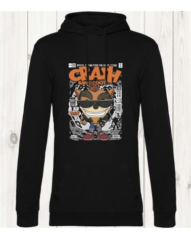 Sweat-shirt Crash Bandicoot – Style Rétro Gaming