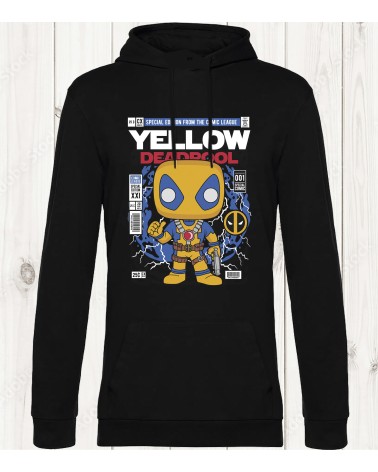 Sweat-shirt Deadpool Yellow – L’alternative audacieuse du Mercenaire Favori