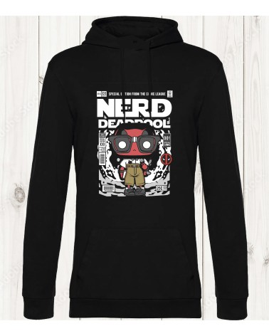 Sweat-shirt Deadpool Nerd – Le Geek Chic du Mercenaire